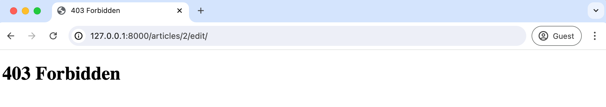 403 错误页面